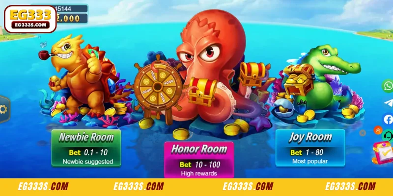 Basic gameplay instructions for Mega Fishing at EG333