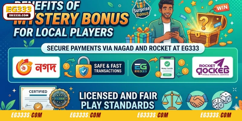 Outstanding advantages of receiving the Mystery Bonus on EG333