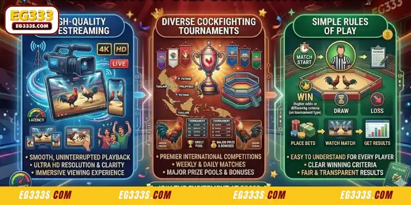 Reasons why S128 Cockfight at EG333 is popular
