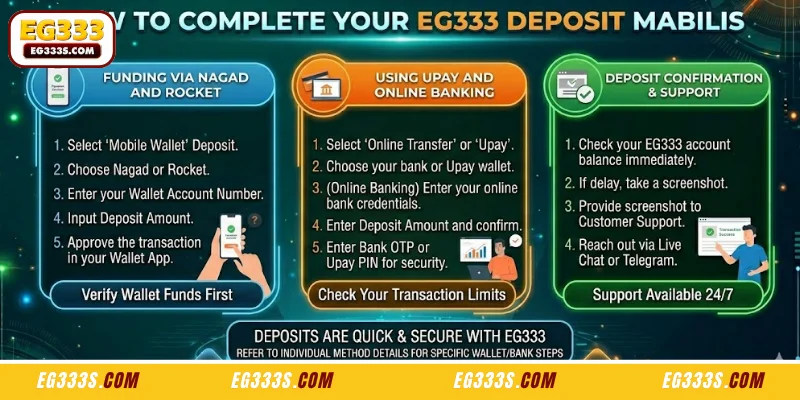 Sharing how to complete EG333 deposits quickly and easily