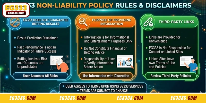 Things to know about the EG333 Disclaimer Policy